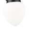 Z-Lite Gideon Pendant, 1-Light, 12.5 In.W x 16 In.H, Matte Black/Etched Opal 1945P12-MB - alternate 8